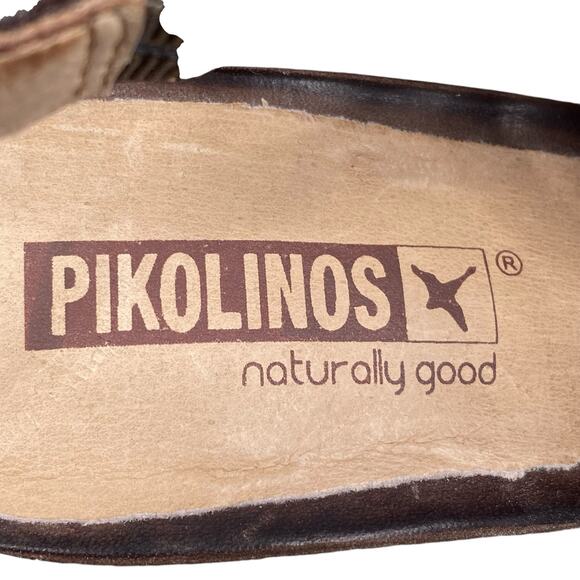 Pikolinos Women's Java Brown Gladiator Slingback Sandal Size US 7.5/8 - Picture 11 of 13